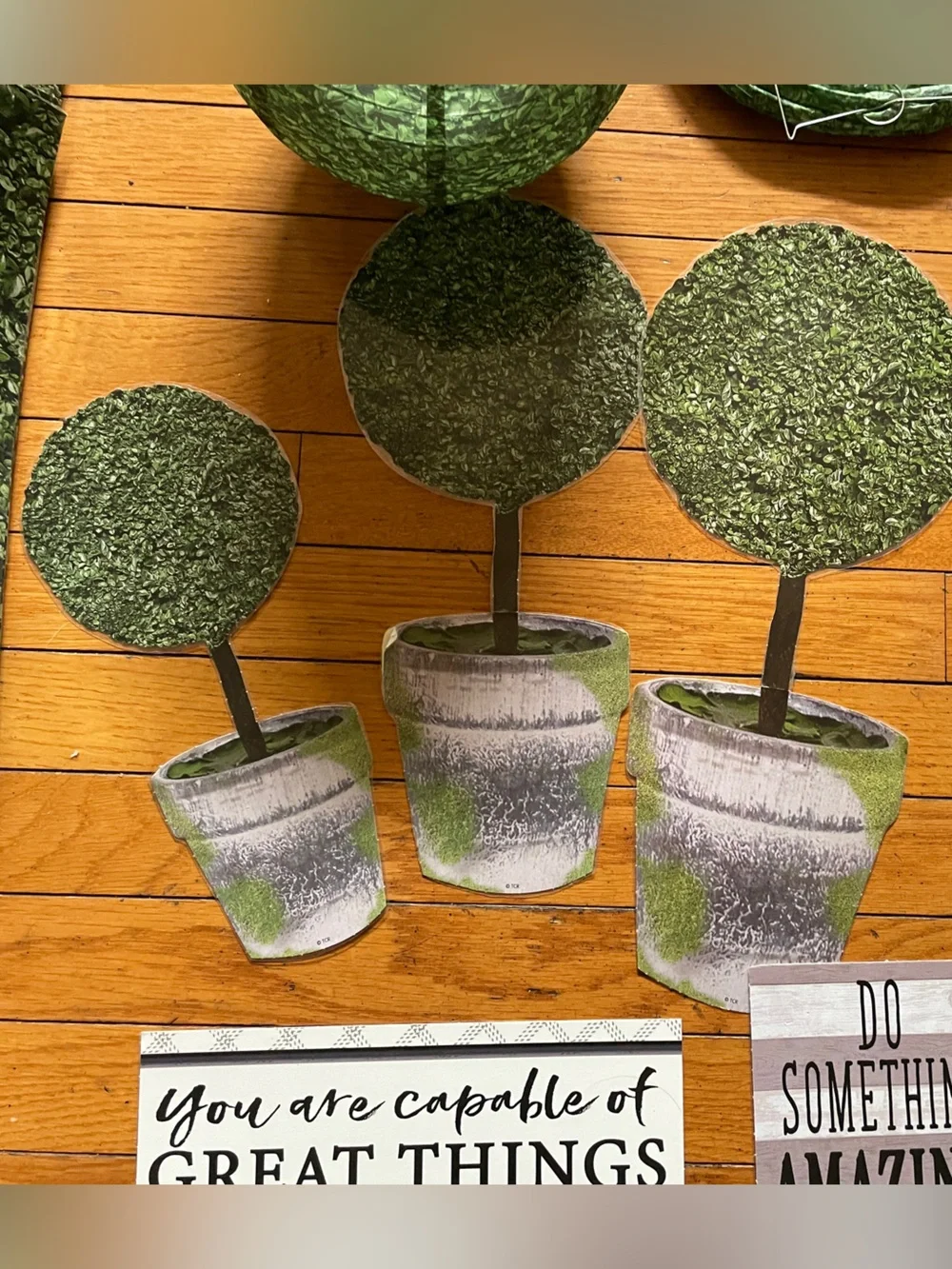 Farmhouse Green Wall Décor Kit – classroom or room/office decor